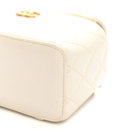 Chanel Lambskin Quilted Punk Essentials Vanity Case With Chain White 10 of 12