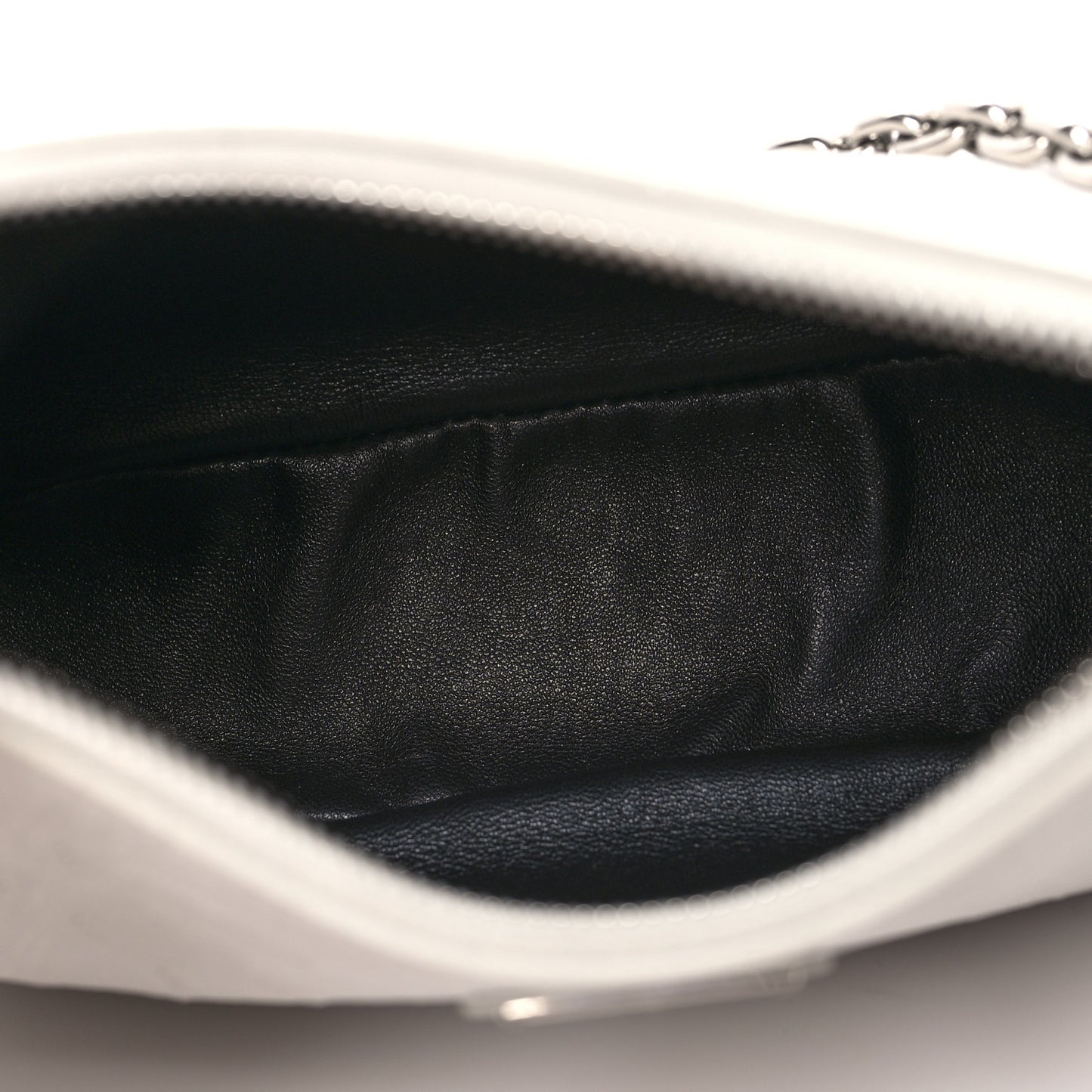 Ostrich Re-Edition 2005 Shoulder Bag White