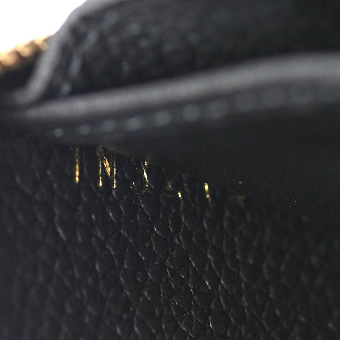 Empreinte Monogram Giant Zippy Coin Purse Black Beige