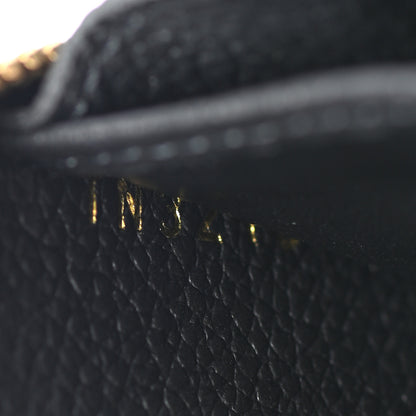 Louis Vuitton Empreinte Monogram Giant Zippy Coin Purse Black Beige 7 of 8