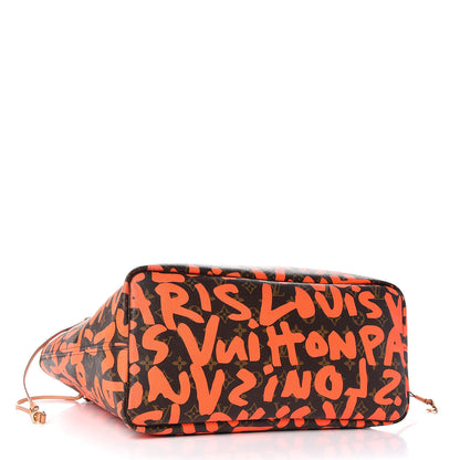 Louis Vuitton Monogram Graffiti Neverfull GM Orange 4 of 16