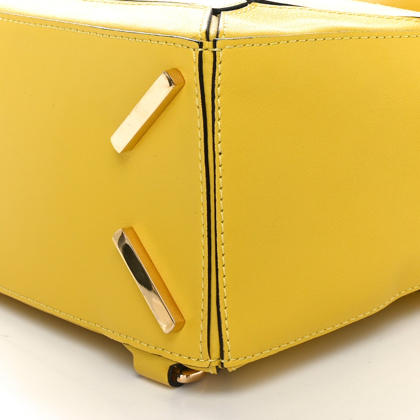 Calfskin Small Puzzle Bag Yellow