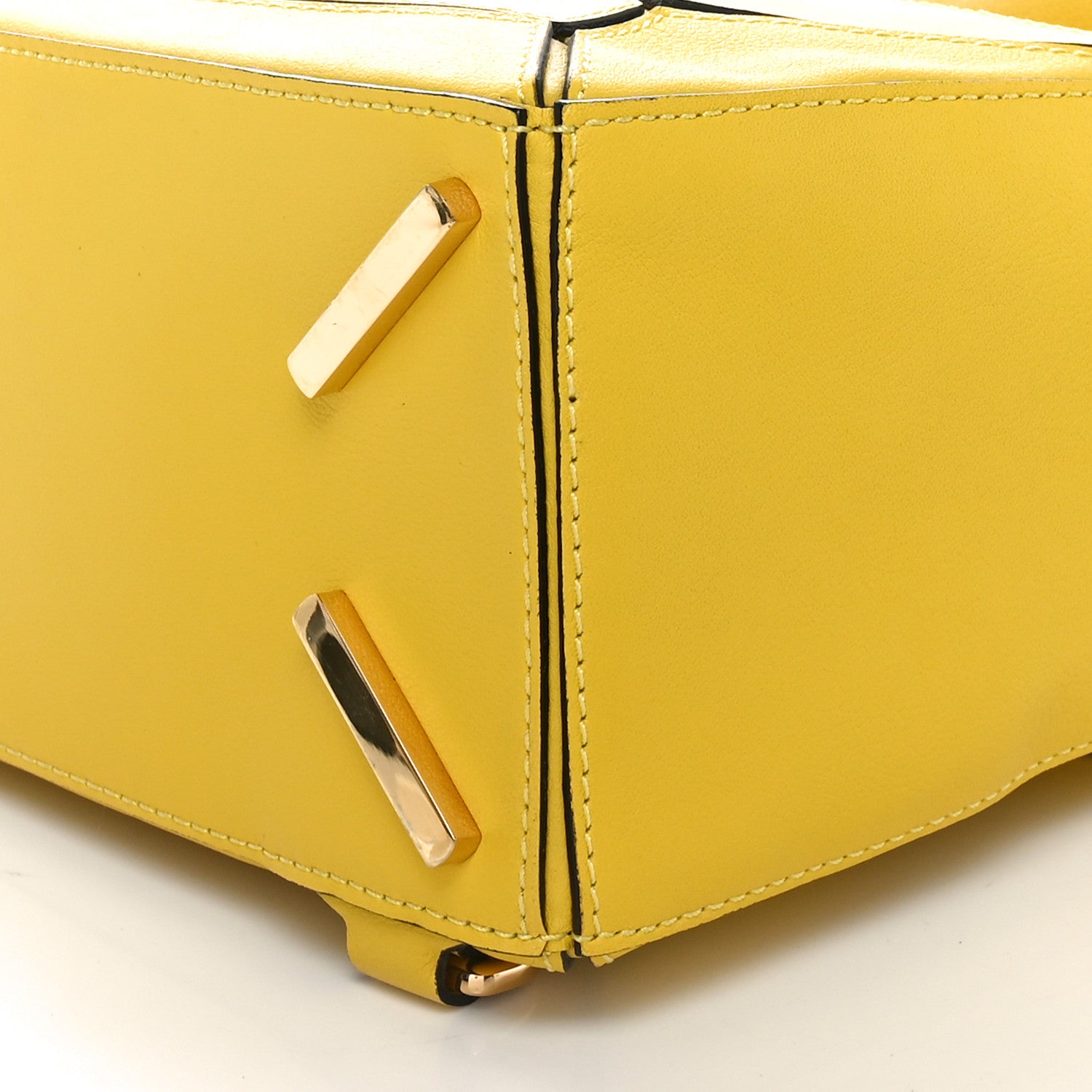 Loewe Calfskin Small Puzzle Bag Yellow 9 of 9