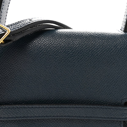 Celine Grained Calfskin Nano Belt Bag Abyss Blue 8 of 10