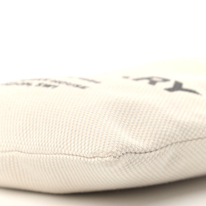 Burberry Cotton Canvas Horseferry Print Small Drawcord Pouch White Tan 9 of 9