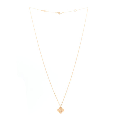 Van Cleef & Arpels 18K Rose Gold Sweet Alhambra Pendant Necklace 3 of 6