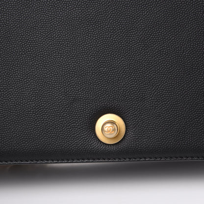 Chanel Caviar Quilted New Medium Boy Flap Black 11 of 14