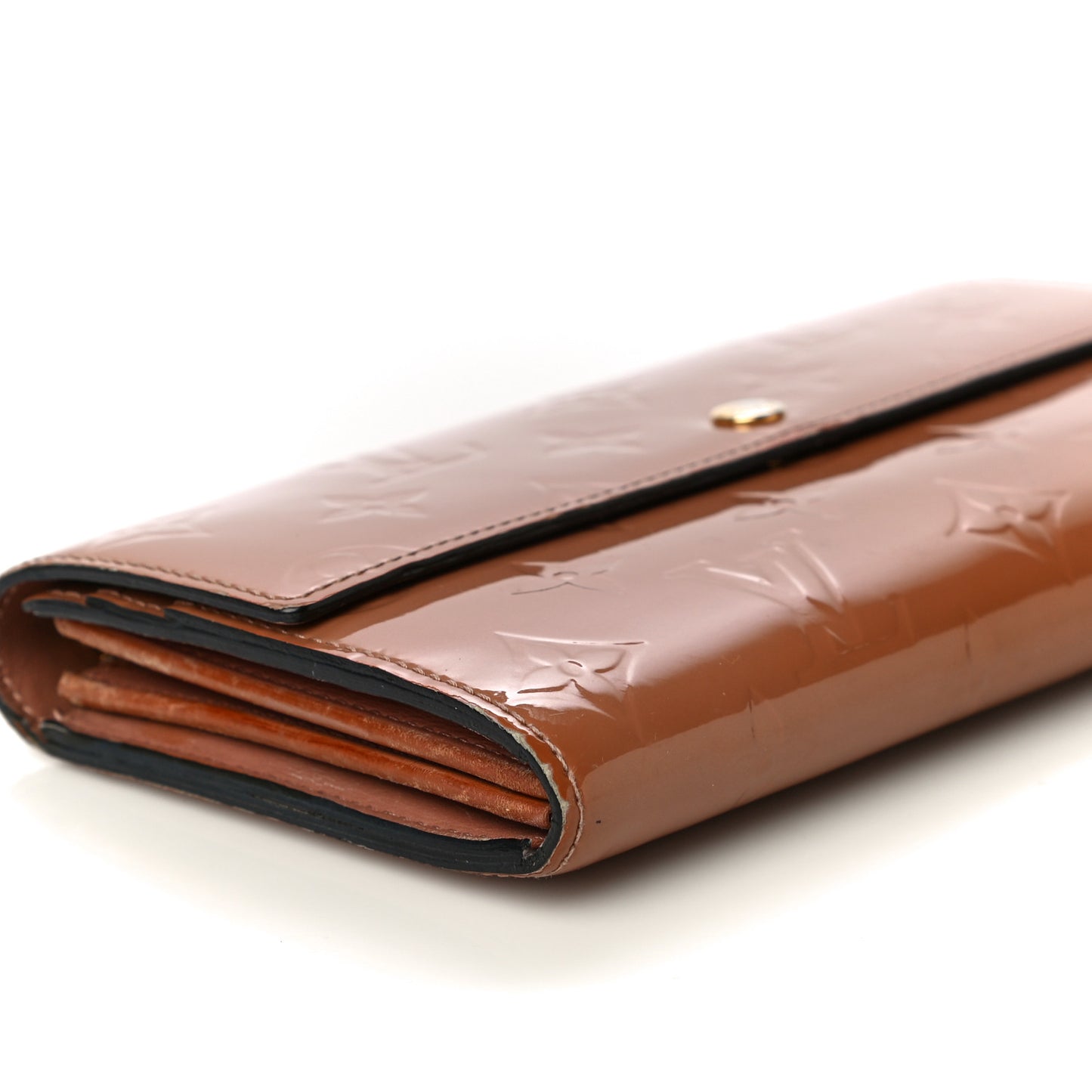 Vernis Sarah Wallet Rose Velours
