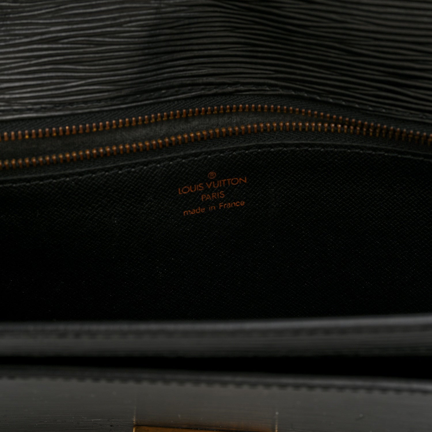 Louis Vuitton Epi Pochette Sellier Dragonne Clutch Black 6 of 6