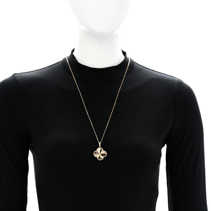 Van Cleef & Arpels 18K Yellow Gold Guilloche Magic Alhambra Long Necklace 2 of 5