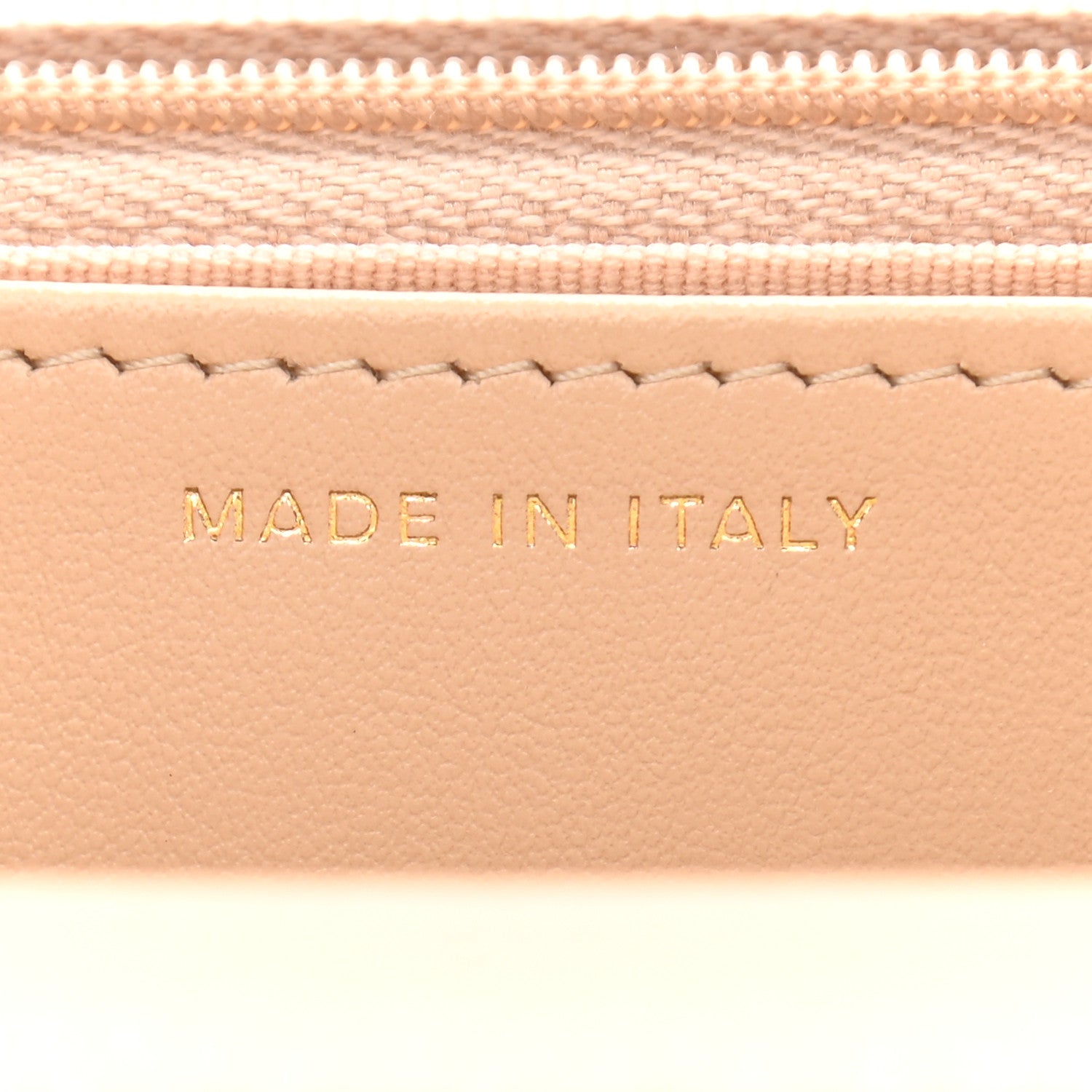 Chanel Caviar Quilted Wallet On Chain WOC Beige 7 of 12