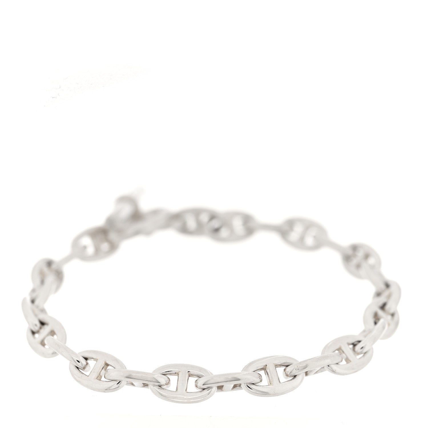 Hermes Sterling Silver Chaine D'Ancre Bracelet 1 of 4