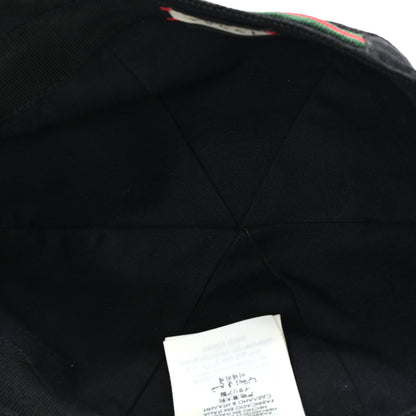 Gucci Monogram Web Baseball Hat M Black 7 of 9