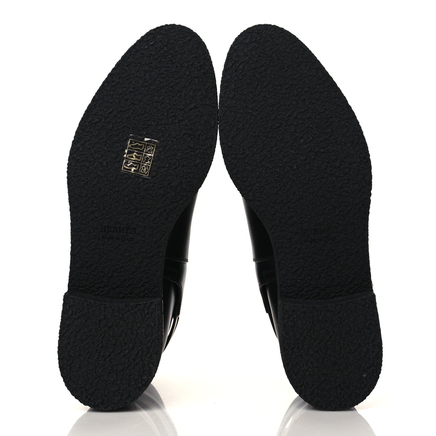 Calfskin Follow Ankle Boots 37.5 Black