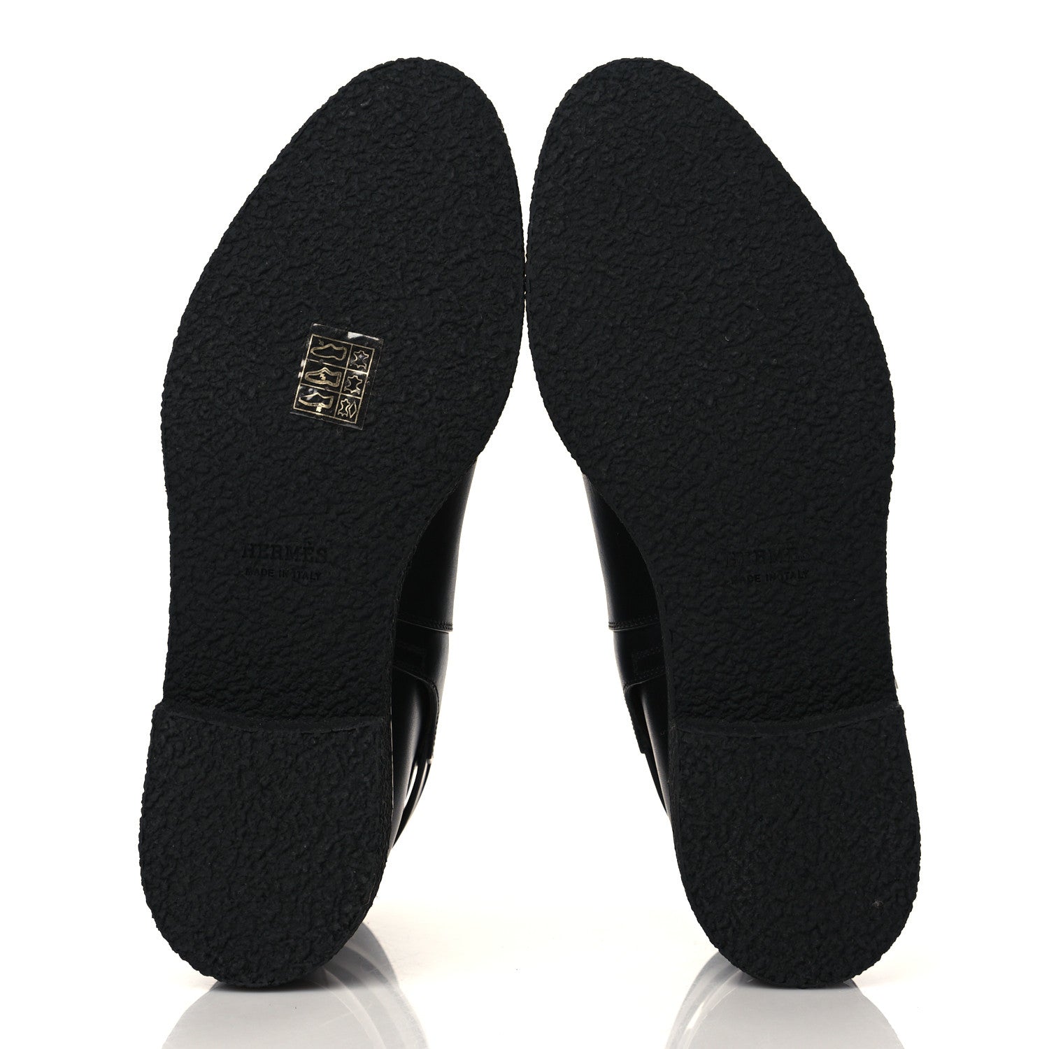 Hermes Calfskin Follow Ankle Boots 37.5 Black 5 of 9