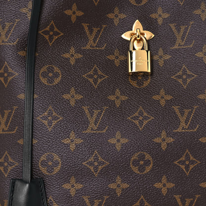 Louis Vuitton Monogram Flower Hobo Black 8 of 14