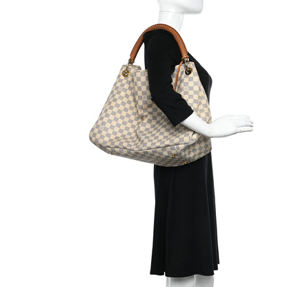 Louis Vuitton Damier Azur Artsy MM 3 of 11