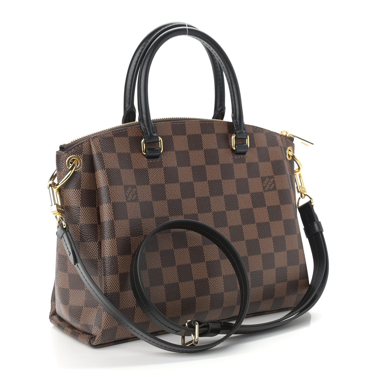 Louis Vuitton Damier Ebene Odeon Tote PM Black 3 of 8