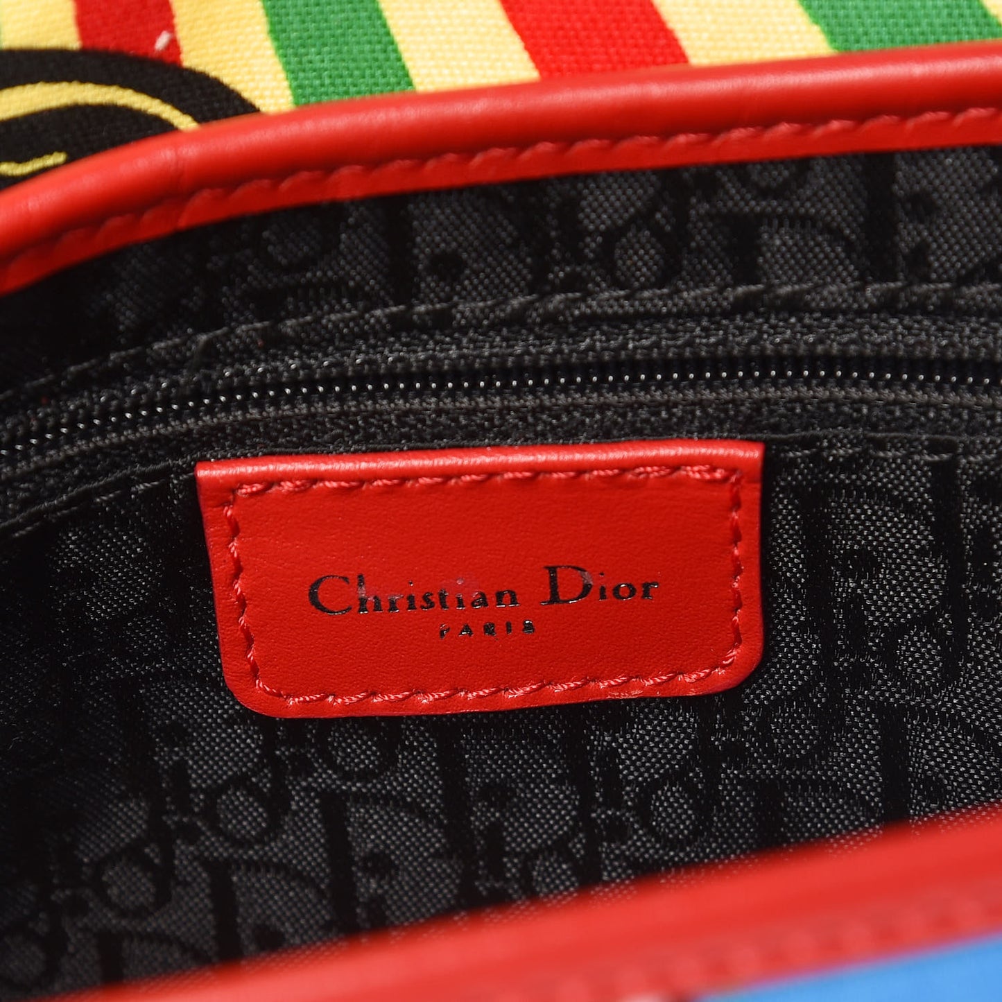 Canvas Bob Marley Saddle Bag Multicolor