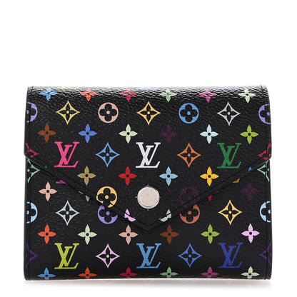 Louis Vuitton LV X TM Monogram Multicolor Victorine Wallet Black 1 of 7