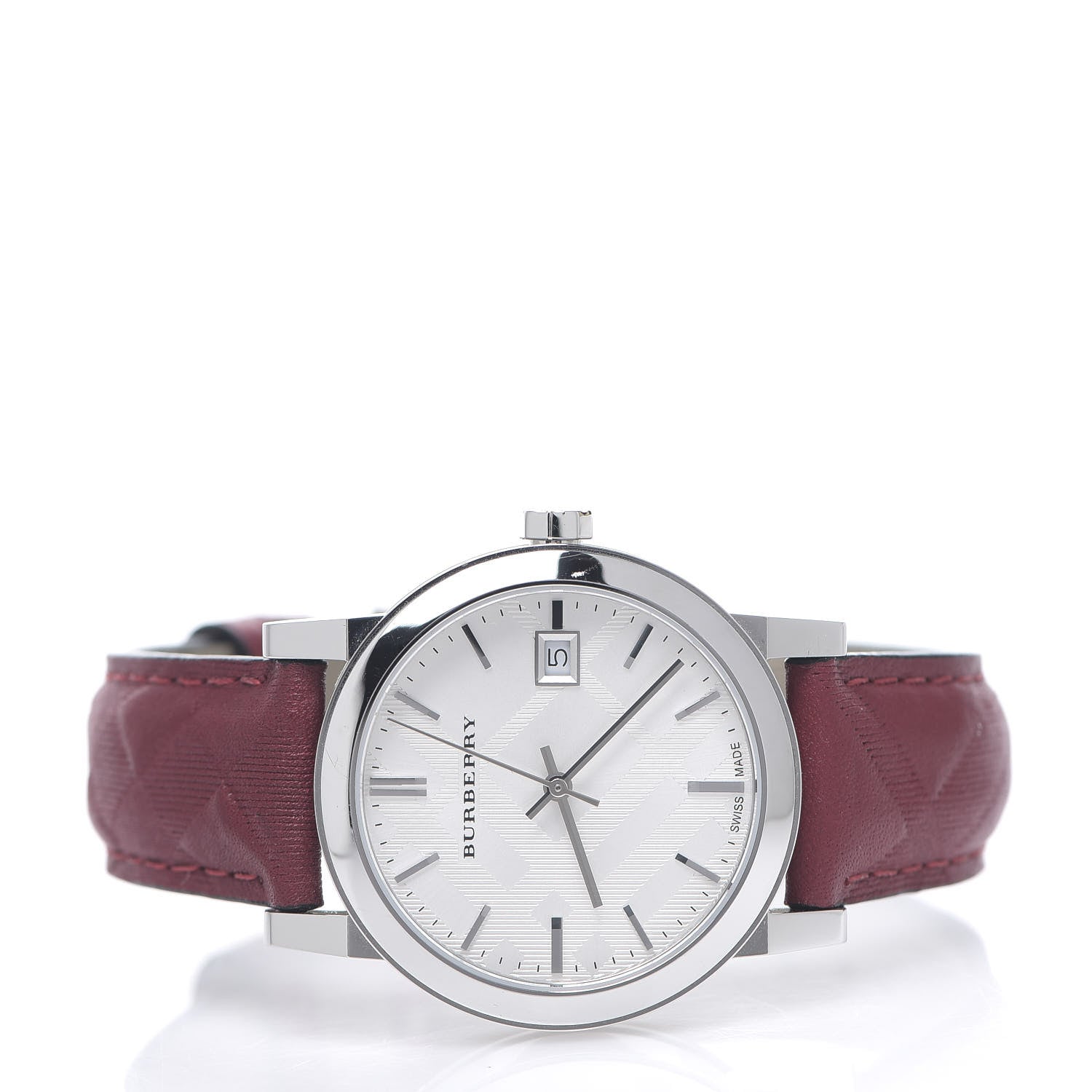 Burberry Stainless Steel Calfskin 34mm The City Quartz Watch BU9152 2 of 8