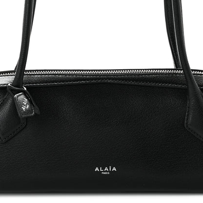 Alaia Shiny Goatskin Medium Le Teckel Bag Black 6 of 8