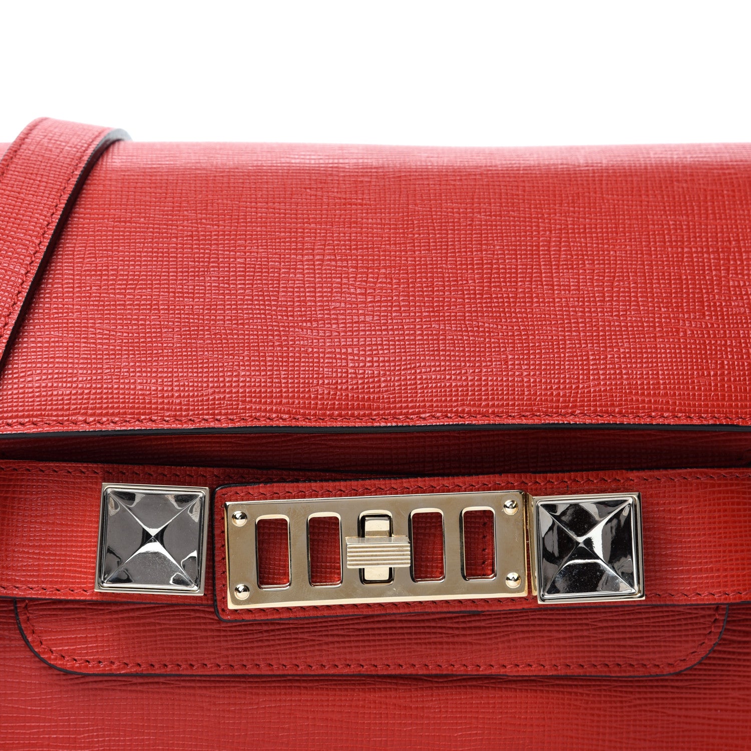 Proenza Schouler New Linosa Mini PS11 Classic Shoulder Bag Kappa Red 10 of 10