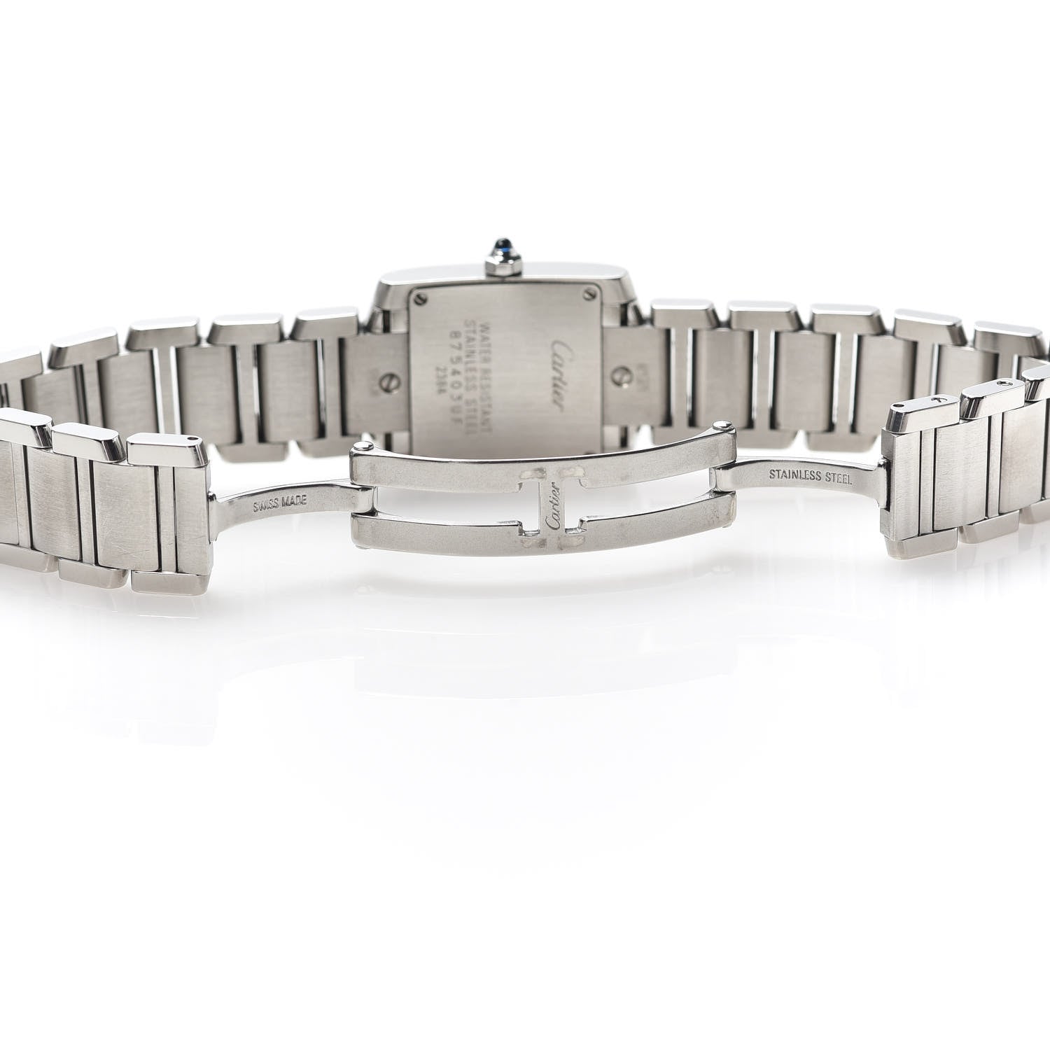 Cartier Stainless Steel 20mm Tank Francaise Quartz Watch 6 of 7