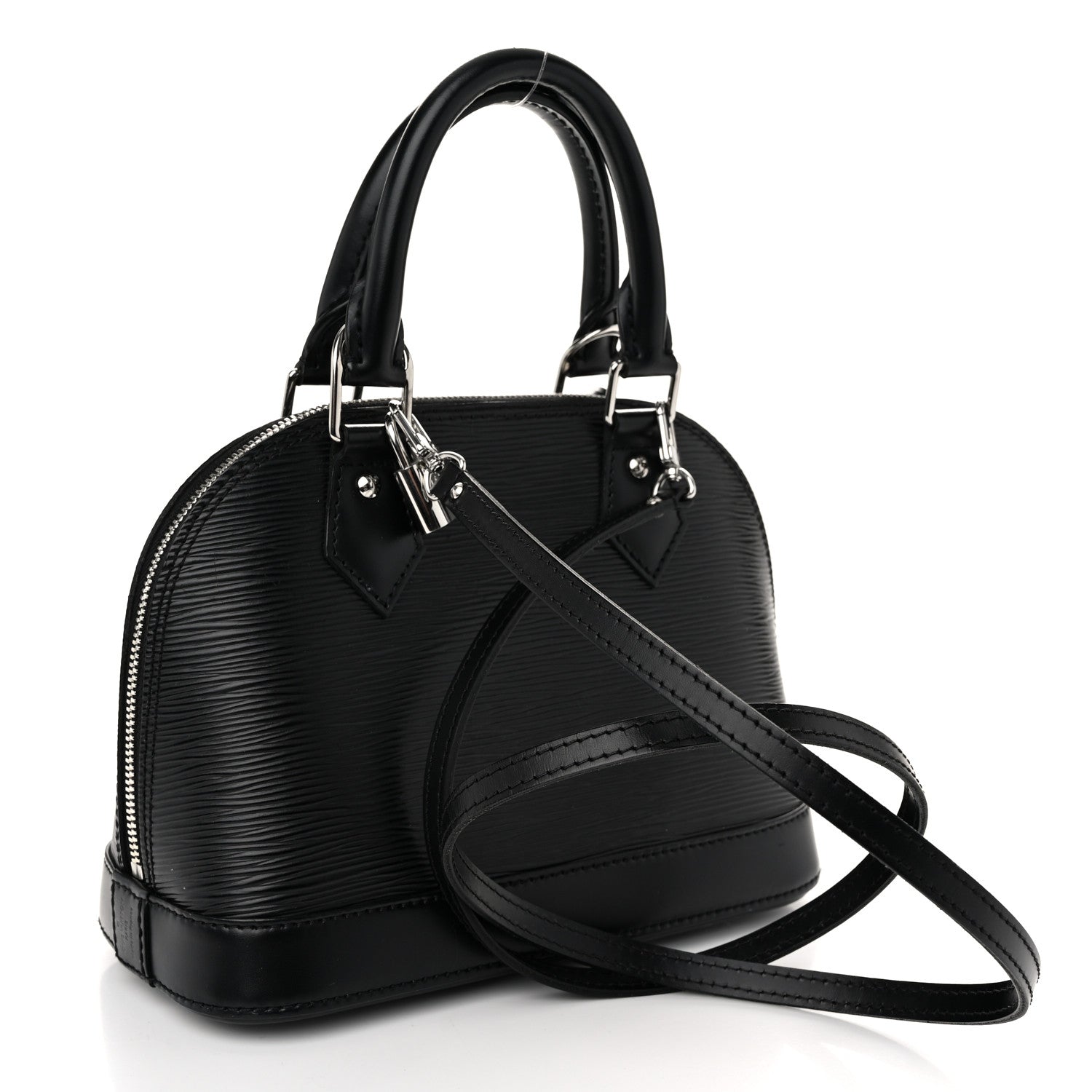Louis Vuitton Epi Alma BB Black 3 of 9