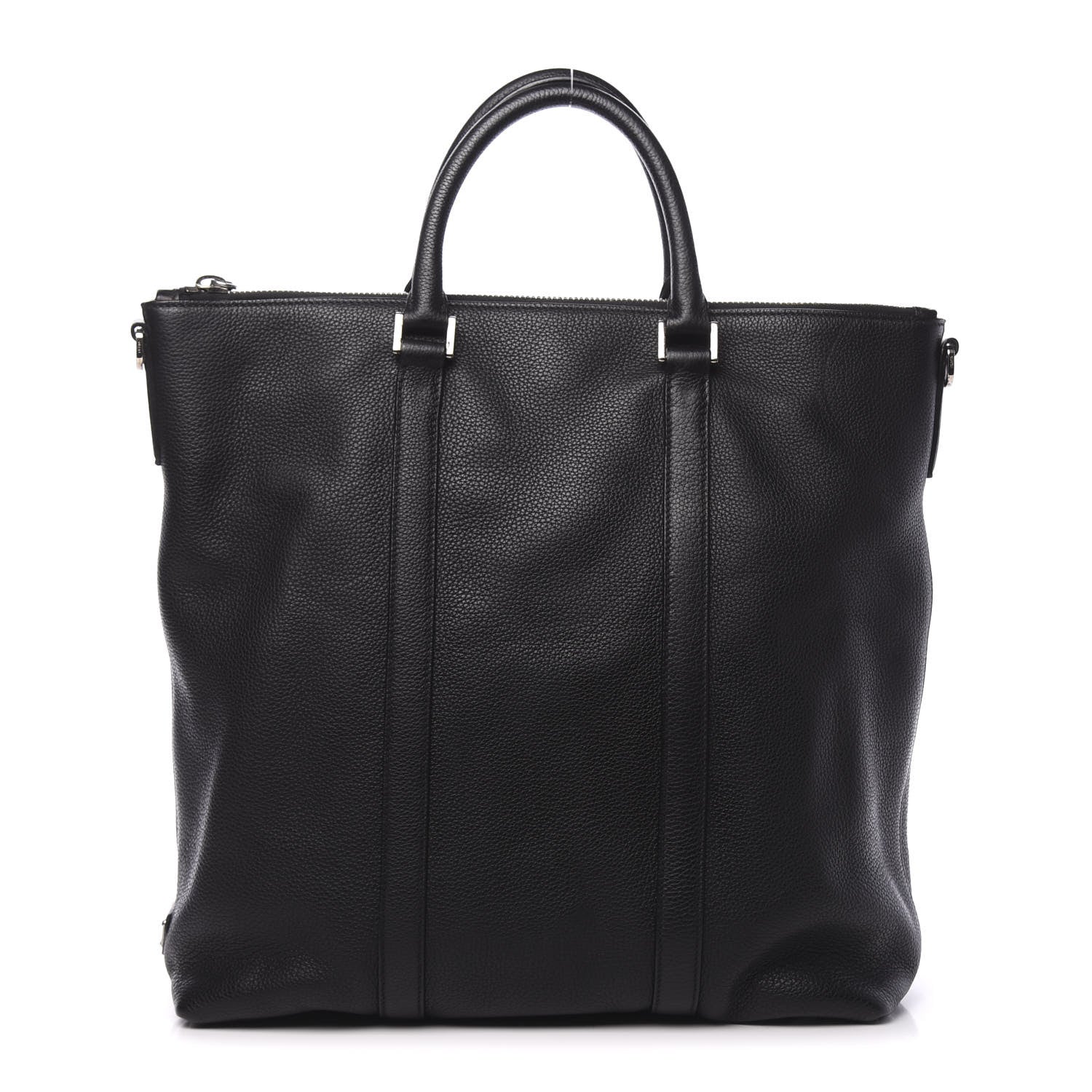 Prada Vitello Daino Tote Black 1 of 10