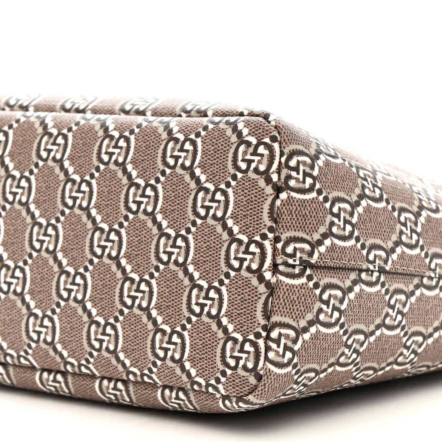 GG Shadow Monogram Super Mini Ophidia Shoulder Bag Taupe