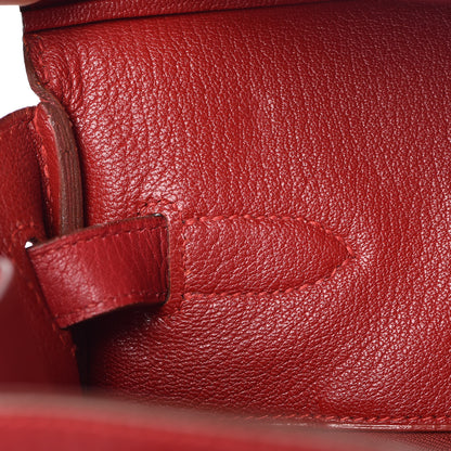 Hermes Ardennes Birkin 40 Rouge Vif 19 of 33