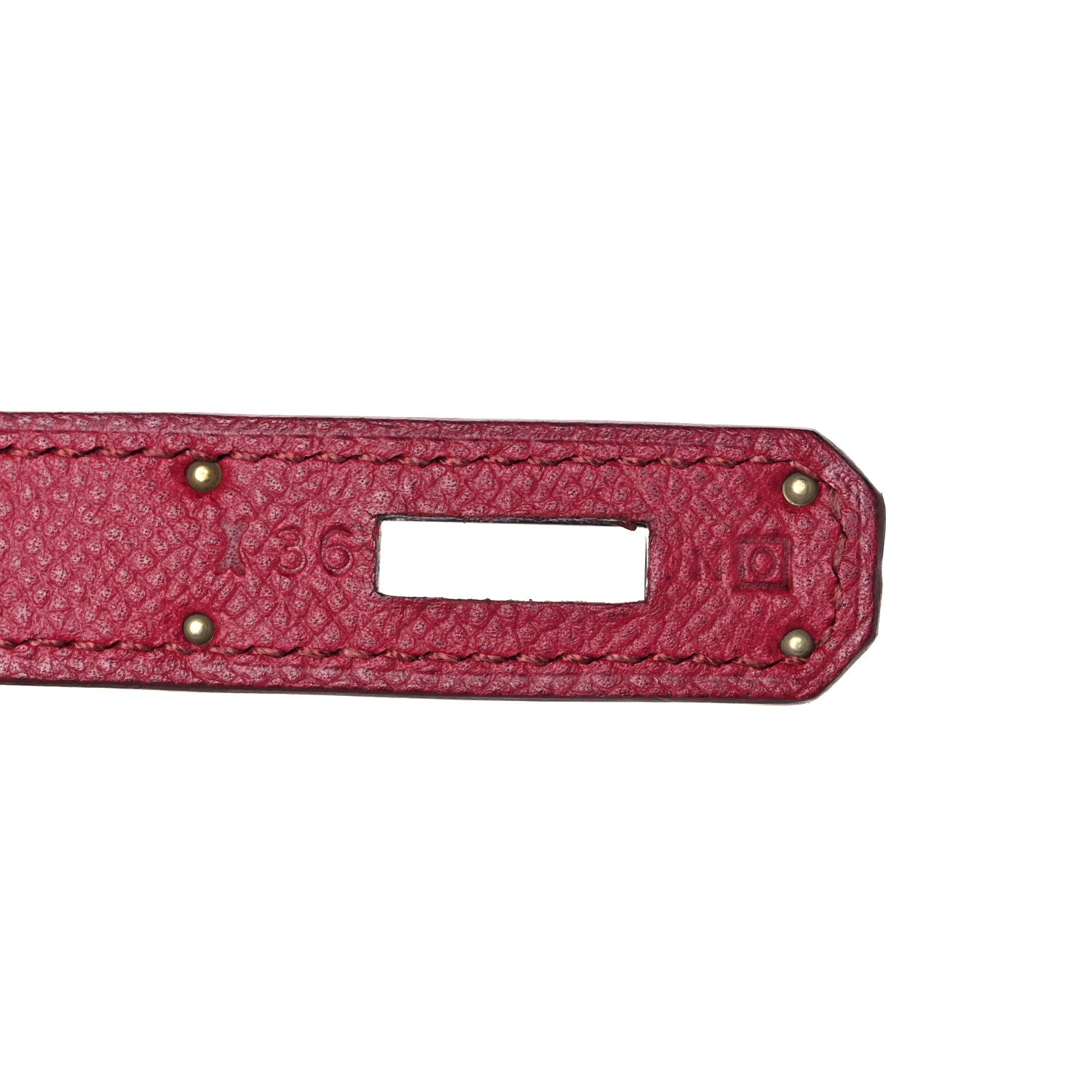 Hermes Epsom Kelly Sellier 32 Rubis 7 of 15