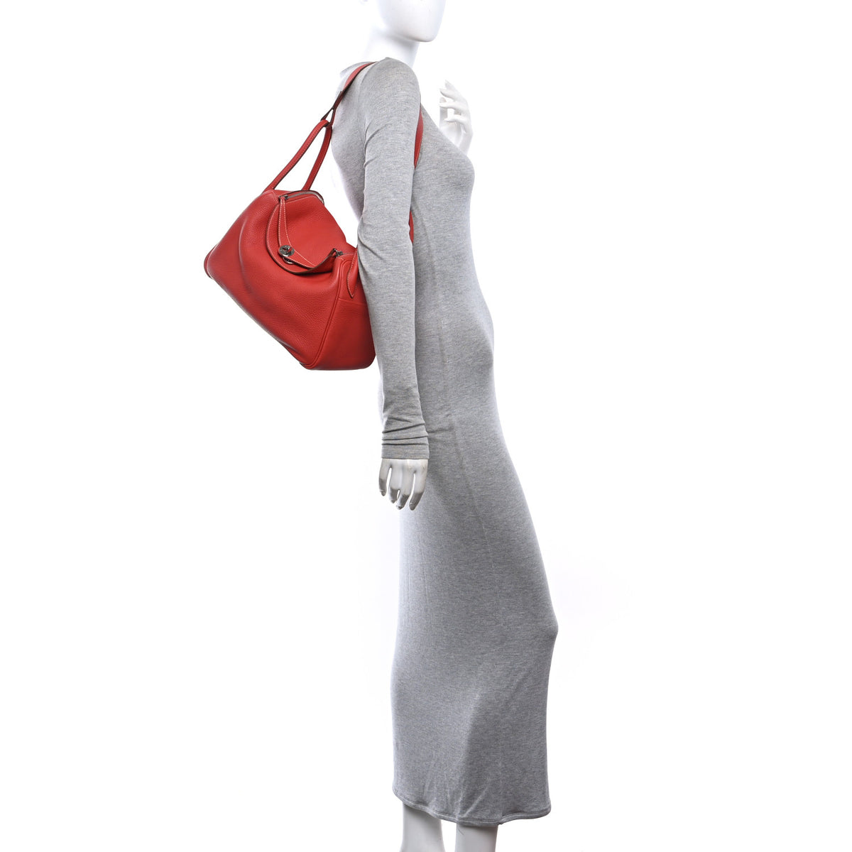 Hermes Taurillon Clemence Lindy 30 Sanguine 2 of 10