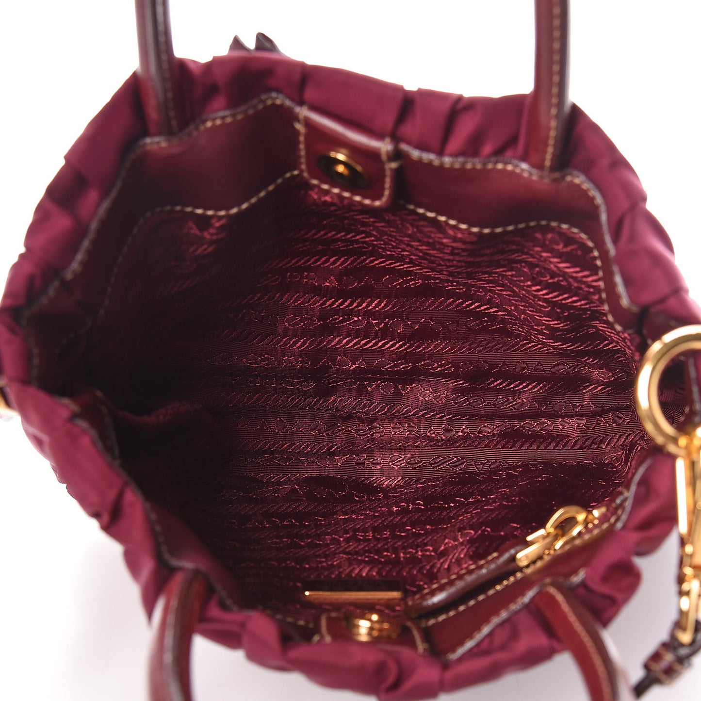 Tessuto Nylon Gaufre Tote Barolo