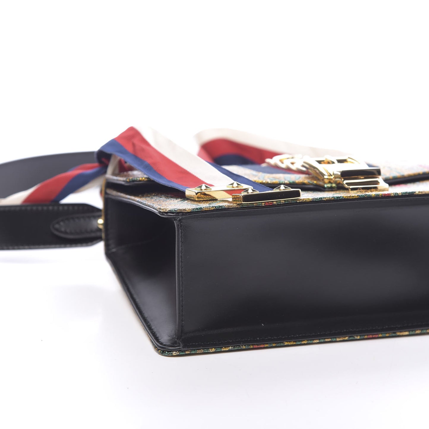 Iridescent Brocade Small Sylvie Shoulder Bag Gold