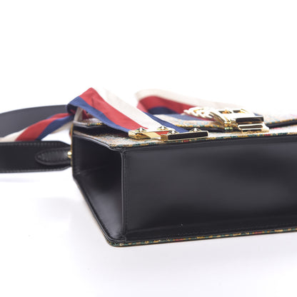 Gucci Iridescent Brocade Small Sylvie Shoulder Bag Gold 9 of 10