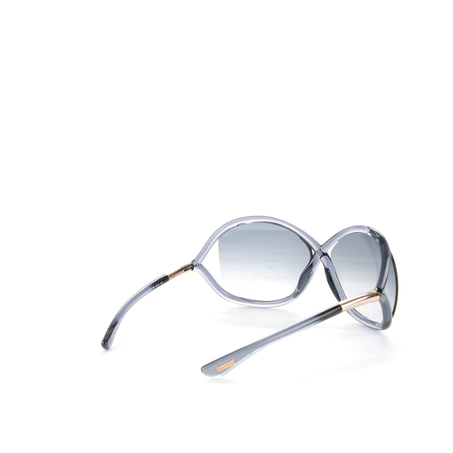 Tom Ford Acetate Whitney Crossover Sunglasses TF9 Dark Grey 3 of 6