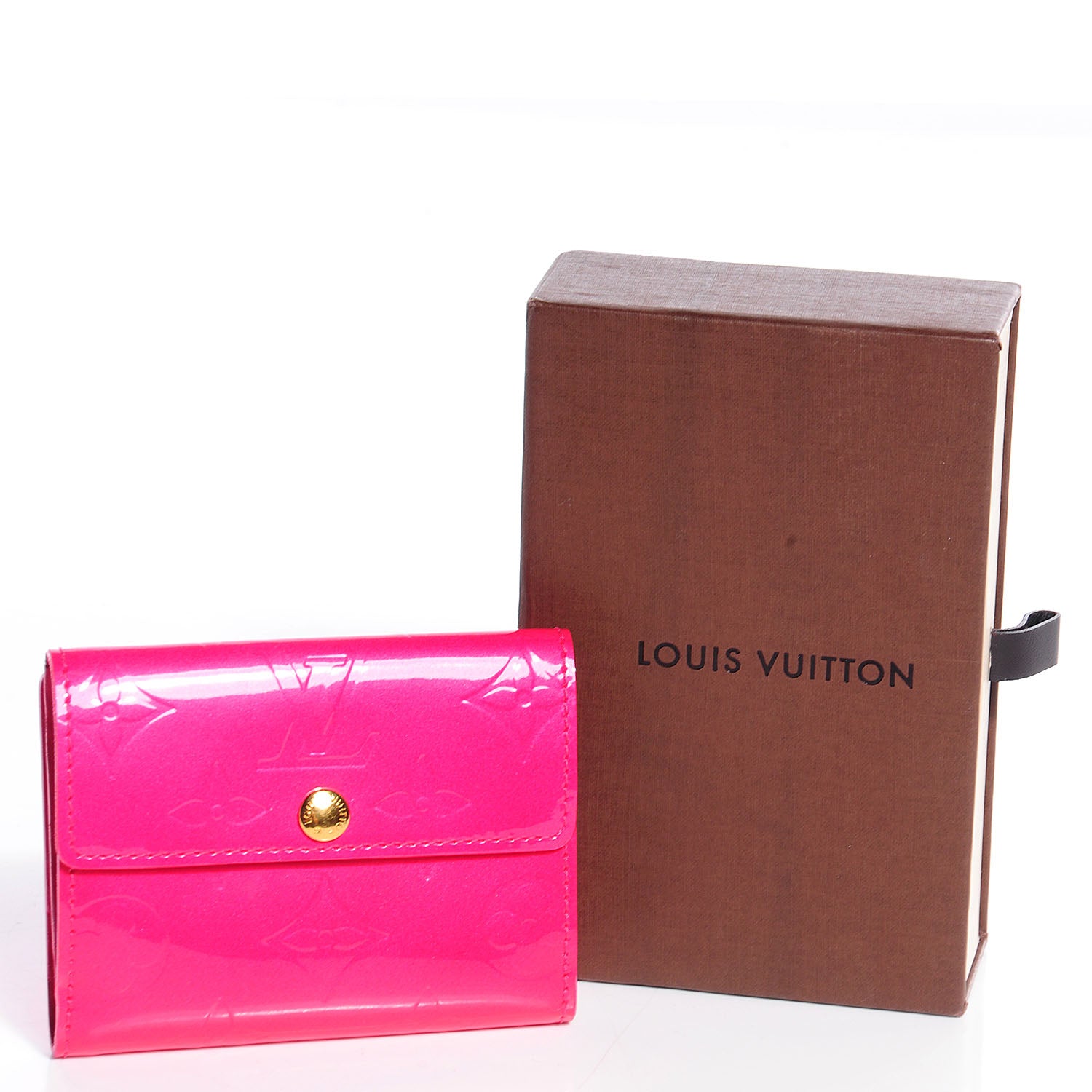 Louis Vuitton Vernis Ludlow Wallet Rose Pop 5 of 8