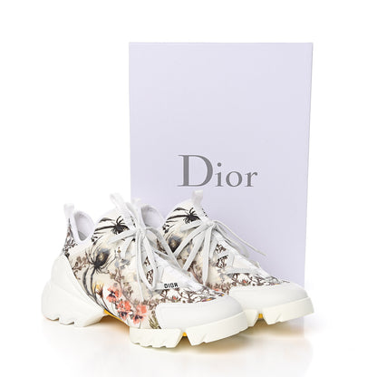 Christian Dior Neoprene Rubber Champetre Print Womens D-Connect Sneakers 39.5 White Multicolor 9 of 9