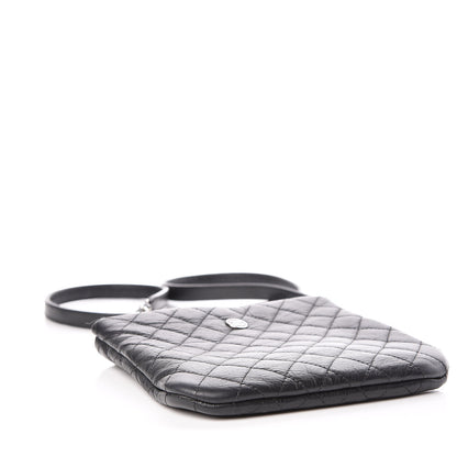 Chanel Lambskin Quilted Crossbody Bag Black 4 of 12
