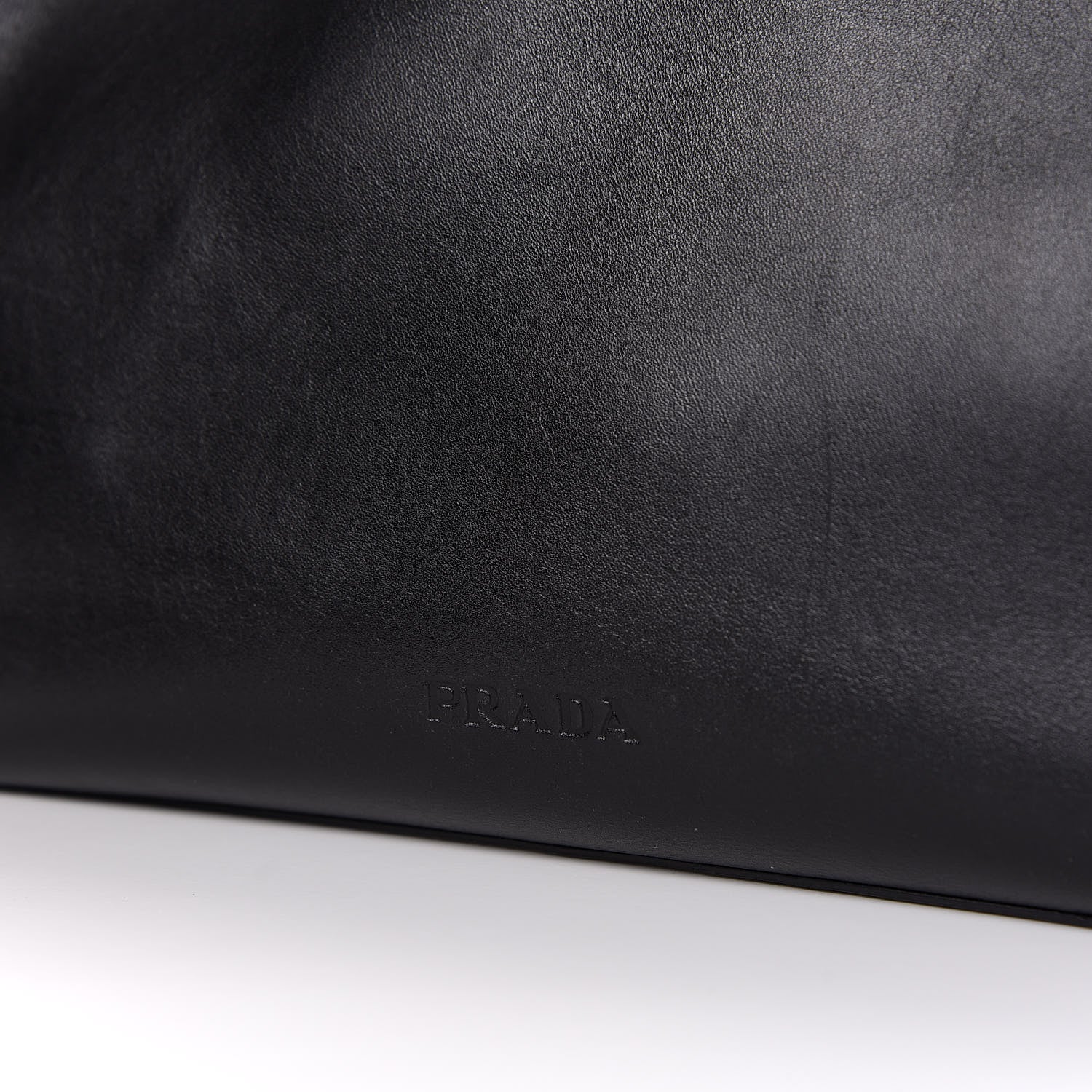 Prada Calfskin Shoulder Bag Black 9 of 9