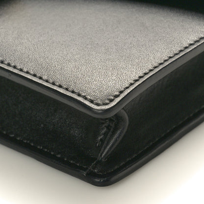 Fendi Vitello Liberty Lucido F is Fendi Medium Envelope Wallet on Chain Black 9 of 9