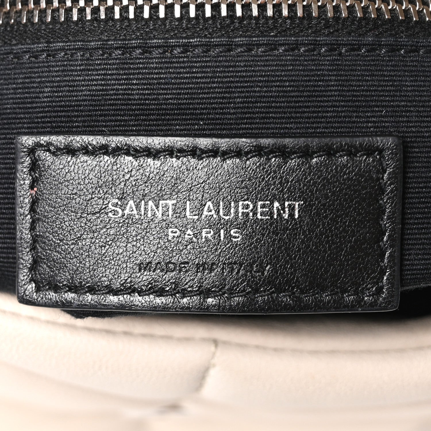Saint Laurent Lambskin Quilted Toy Loulou Puffer Monogram Chain Satchel Crema Soft 6 of 10