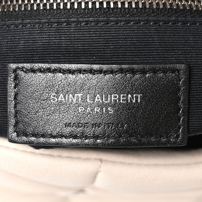 Saint Laurent Lambskin Quilted Toy Loulou Puffer Monogram Chain Satchel Crema Soft 6 of 10