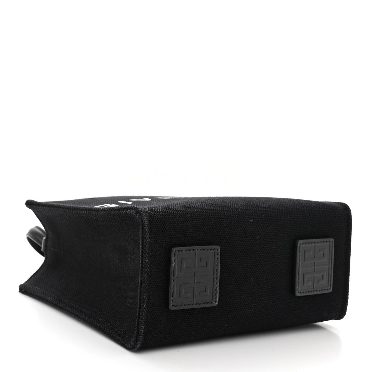 Canvas Mini Bond Shopper Tote Black