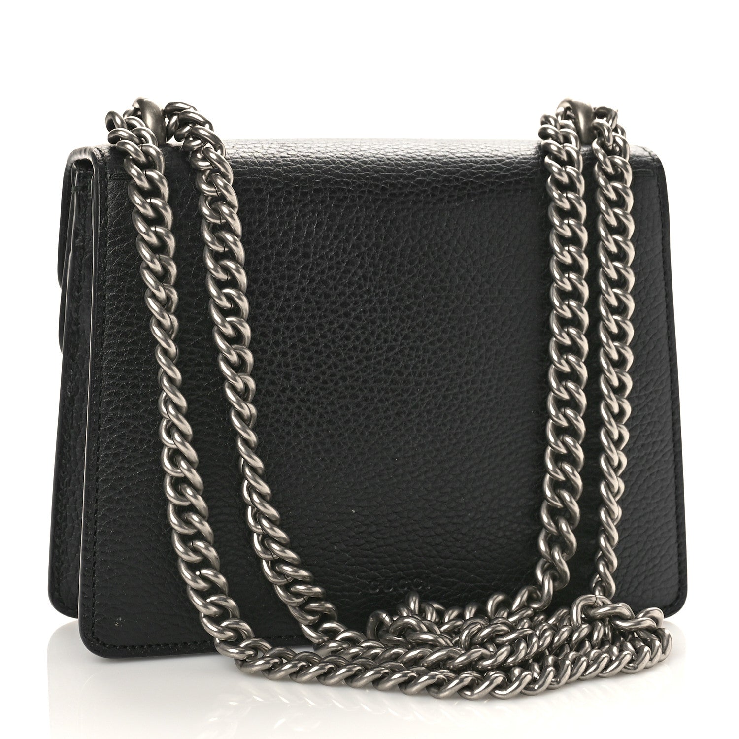 Gucci Calfskin Mini Dionysus Shoulder Bag Black 3 of 8
