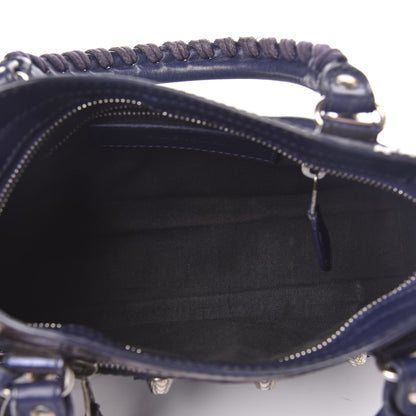 Balenciaga Smooth Calfskin Metallic Patent Giant 12 Silver Hardware Mini City Ultraviolet 5 of 14