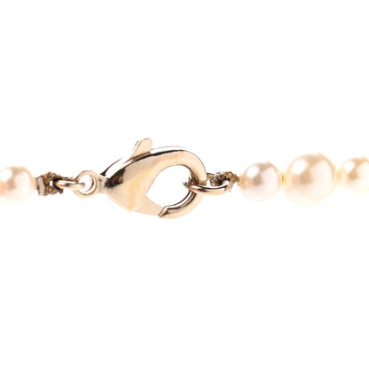 Chanel Graduated Pearl CC Long Necklace Gold 5 of 9