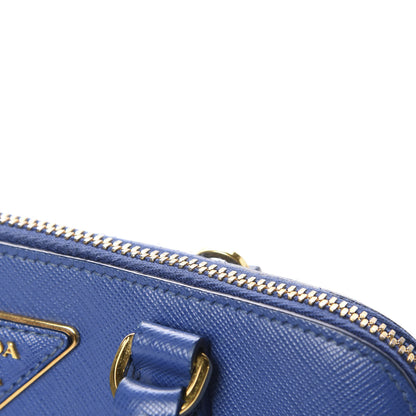 Prada Saffiano Lux Small Promenade Tote Azzurro 14 of 20